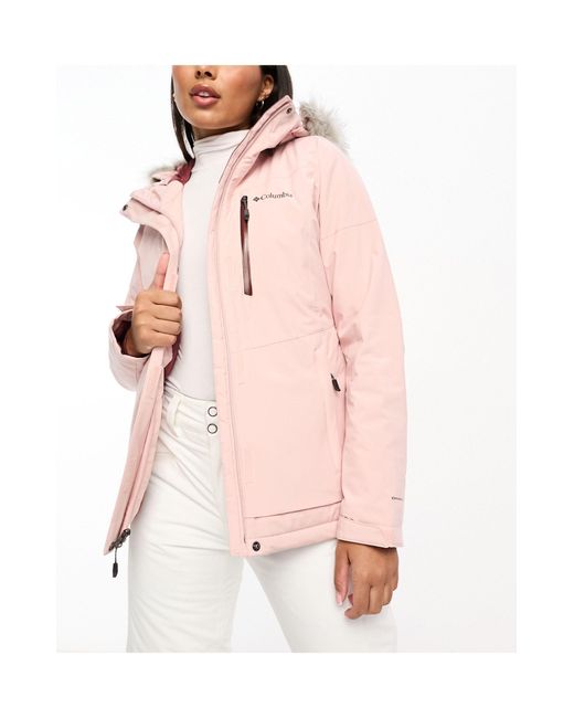 Columbia Pink Ava Alpine Insulated Ski Jacket