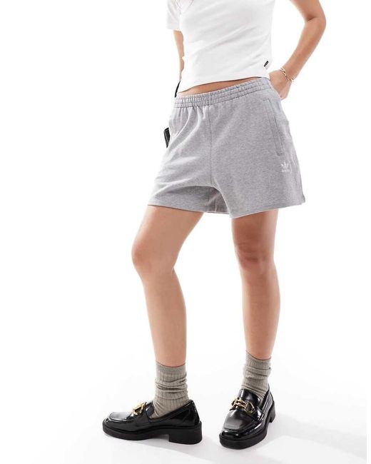 Adidas Originals Black Trefoil Essentials Jersey Shorts