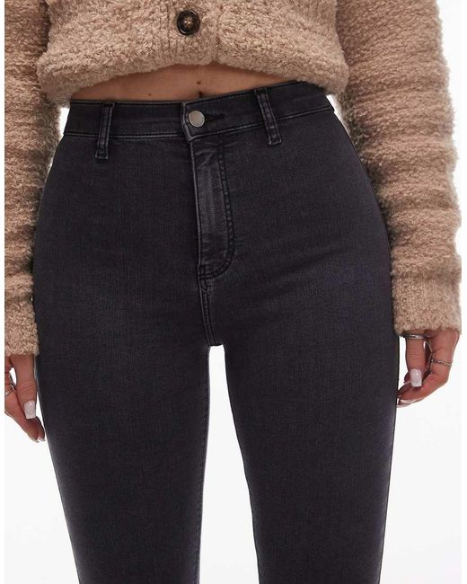 Topshop Hourglass Blue Joni High Rise Super Skinny Jean