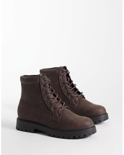 SEQWL Mexton schnürstiefel in Brown für Herren