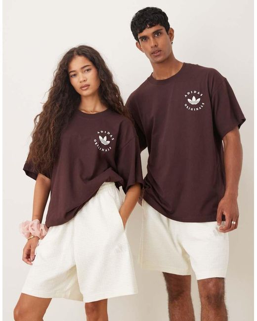 Adidas Originals Brown Adidas Sportswear Waffle Shorts for men