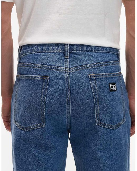 Obey Blue Hardwork Denim Jeans for men