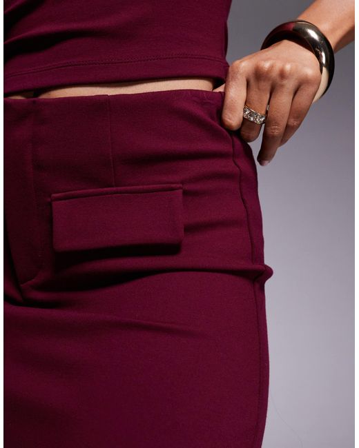 ASOS Purple – ponte-minirock