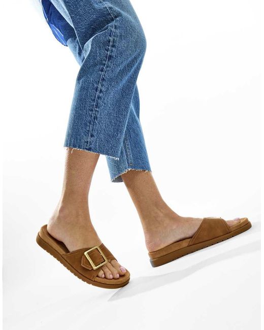 TOMS Brown Marin Slide