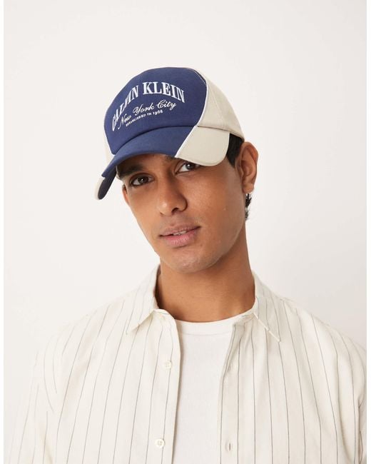 Calvin Klein Blue Graphic Cap for men