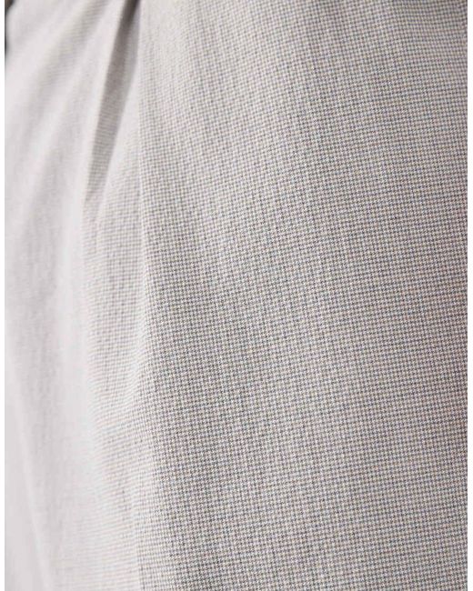 ASOS White Smart Co-Ord Relaxed Tapered Fit Trousers for men