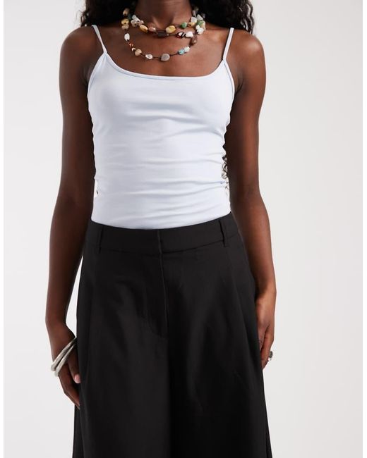ASOS Black Tailored High Waist Culotte Trousers