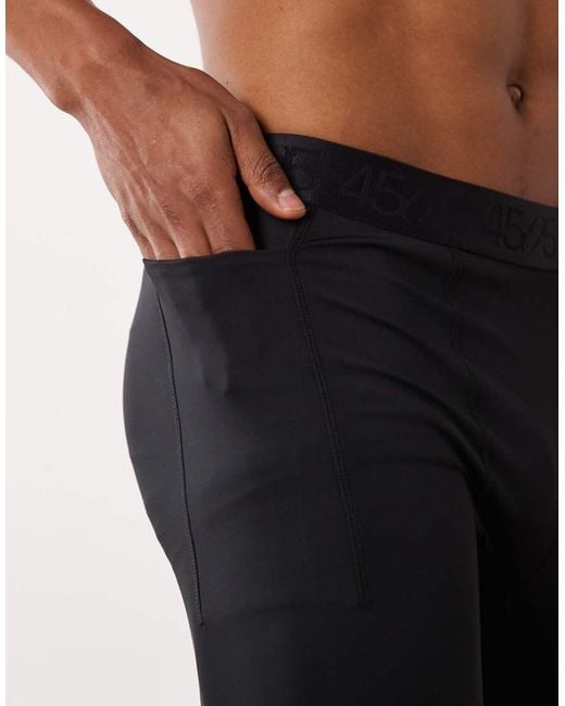 4505 Black Lightweight Active Quick Dry Base Layer Tights for men