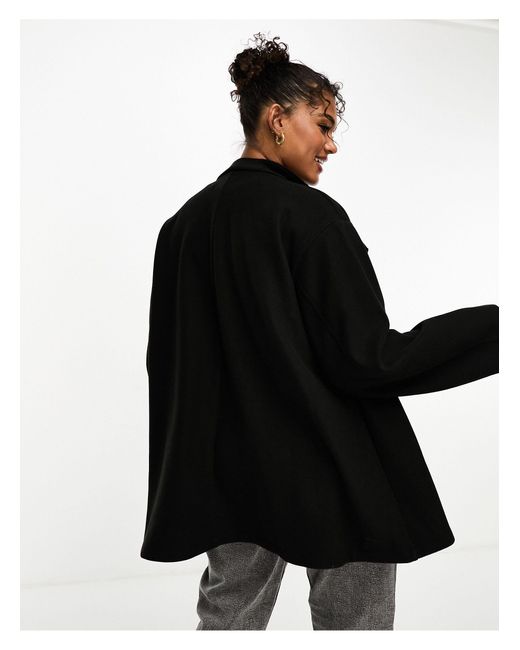 Threadbare Black Plus – lulu – eleganter mantel