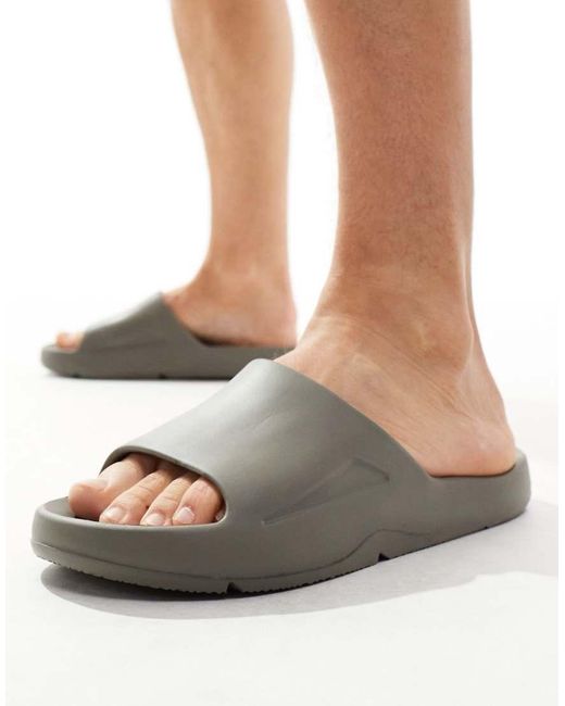 Schuh Gray Harris Slides for men