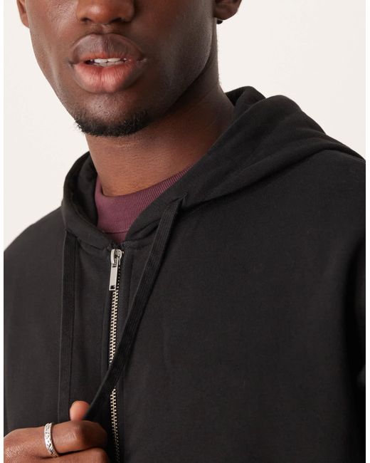 Black hoodie new look best sale