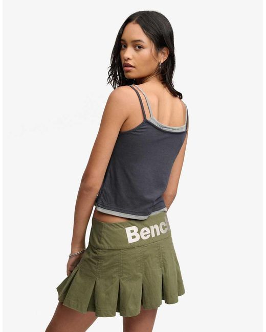 Bench x Superdry & Co White Fitted Cami Layer Vest