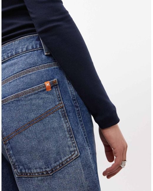 Collusion Blue Loose Denim Jorts