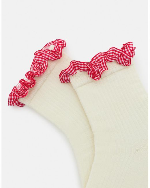 Pull&Bear White – socken