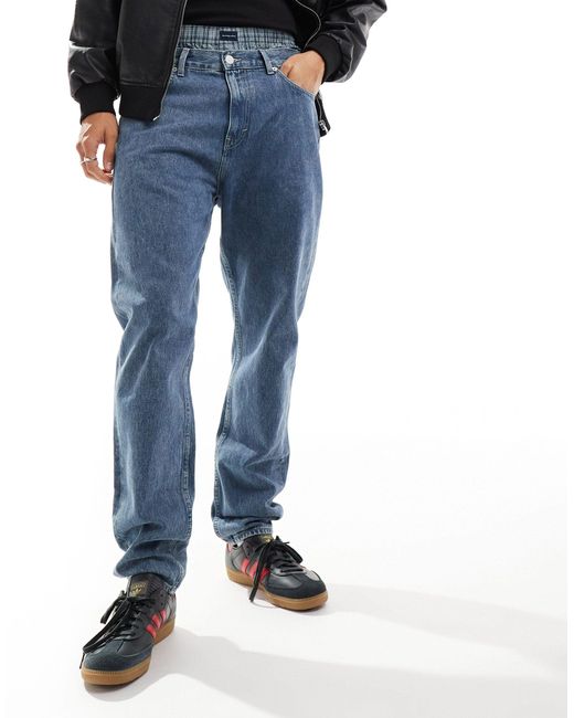 Tommy Hilfiger – isaac – schmal zulaufende jeans in Blue für Herren