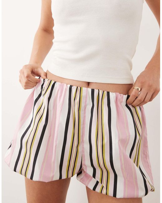 ASOS White Bubble Shorts
