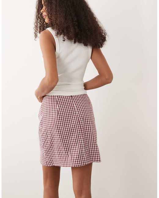 Nobody's Child Pink Tailored Pelmet Mini Skirt