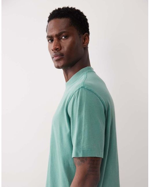 Calvin Klein Green Graphic Acid Wash T-shirt for men