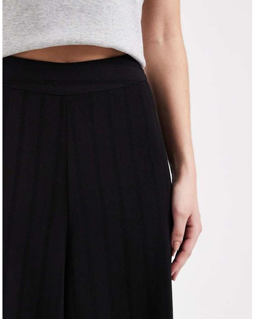 Wednesday's Girl Black Wide Leg Slouchy Trousers