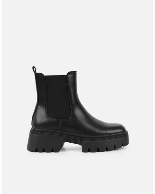 SIMMI Black Judd Chunky Chelsea Boots
