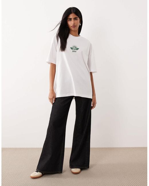 ASOS Gray Oversized T-shirt With Wicked Print