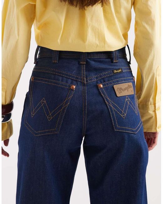 Wrangler Blue Super Capsule Barrel Leg Jean