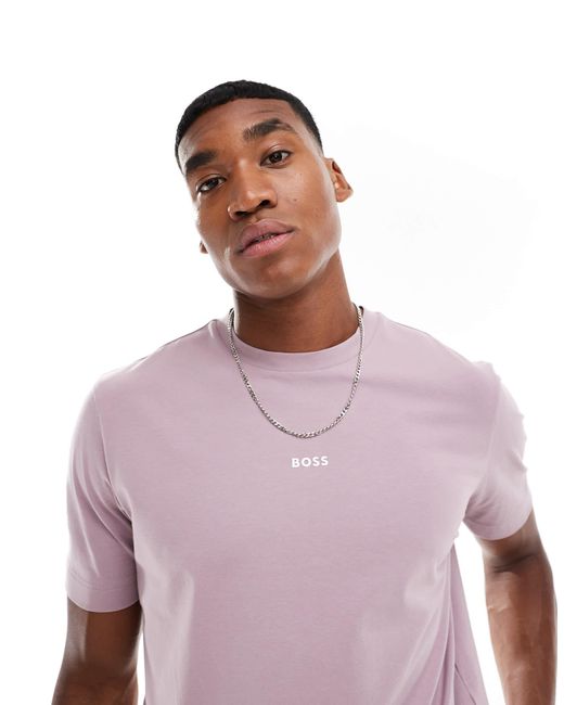 Boss – tchup – t-shirt in Purple für Herren
