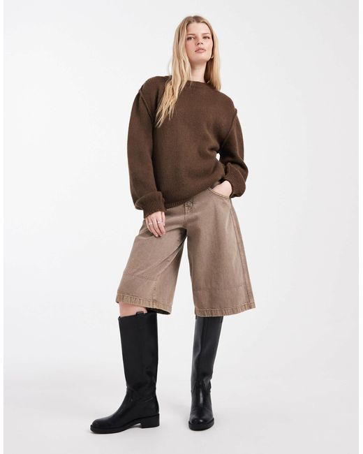 ASOS Brown – oversize-strickpullover