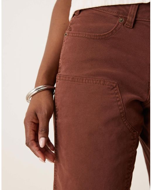 Dickies Brown – river ranch – canvas-hose im western-design