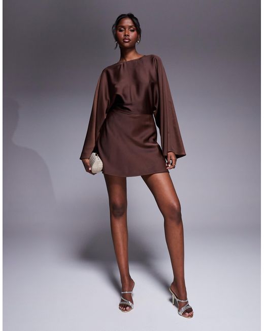 ASOS Brown – strukturierter playsuit