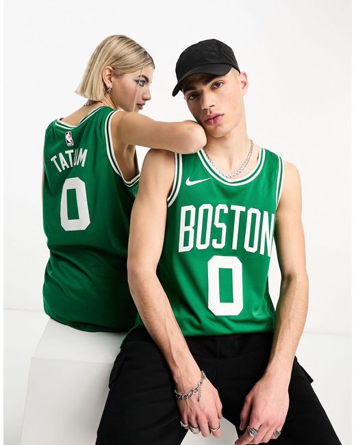 Nba boston celtics jayson tatum - canotta unisex trifoglio con logo tatum  di Nike Basketball in Verde | Lyst