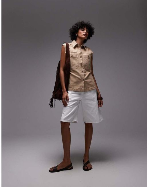 Gilet Casual Oversize di ARKET in Brown