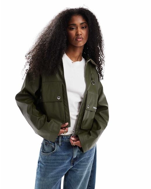 Barbour Green June Showerproof Jacket