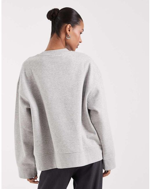 JJXX White Boxy Oversized Sweatshirt