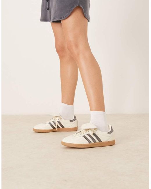 Zapatillas De Deporte Y Plateado Metalizado Samba Lt De -Blanco Adidas Originals de color Natural