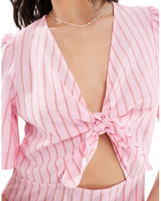 Lindex Pink Carolina Beach Maxi Dress