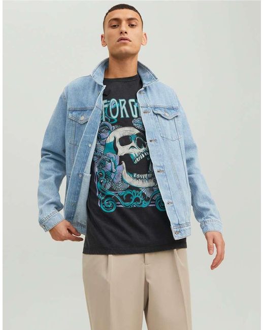 Jack & Jones Blue 023 Denim Jacket for men