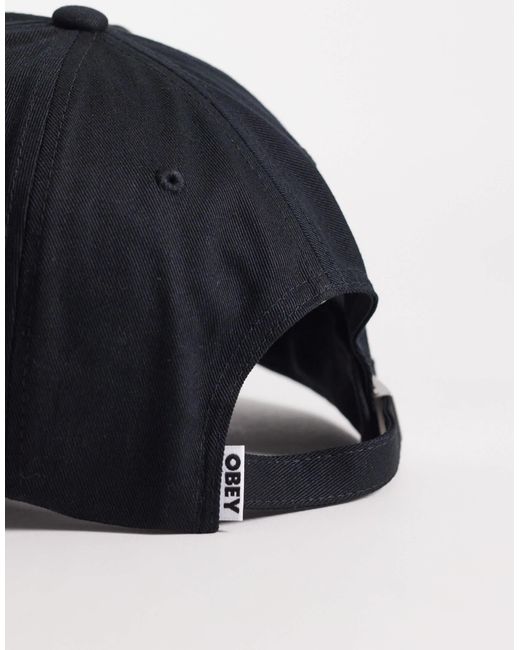 Obey Blue Design Studios Five Panel Strapback Cap