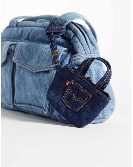 Mini Charm Per Borsa Casey di Levi's in Blue