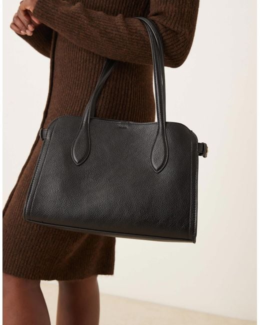 Mango Black Classic City Bag