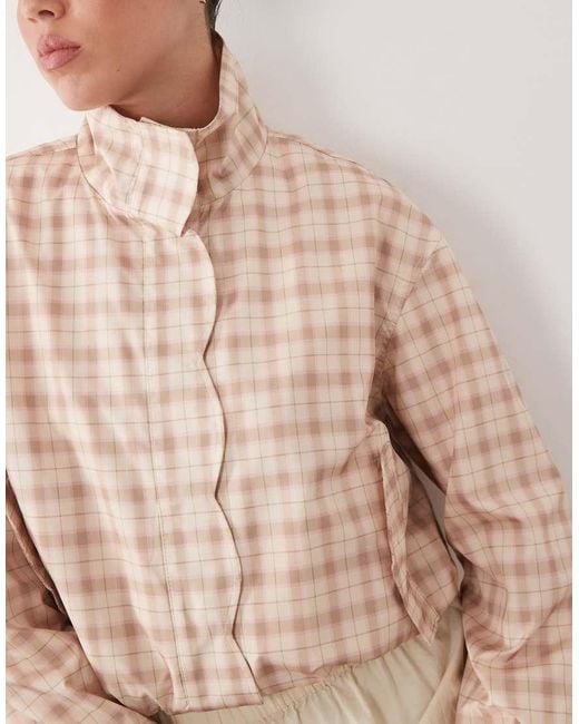 Miss Selfridge Natural Scallop Detail Windbreaker