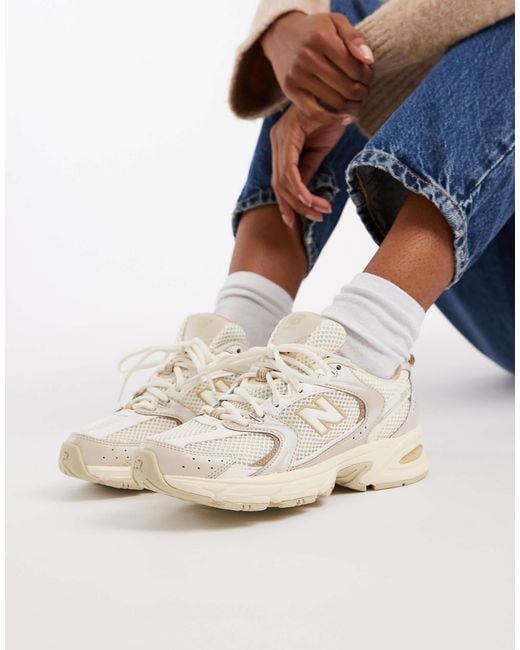 New Balance White 530