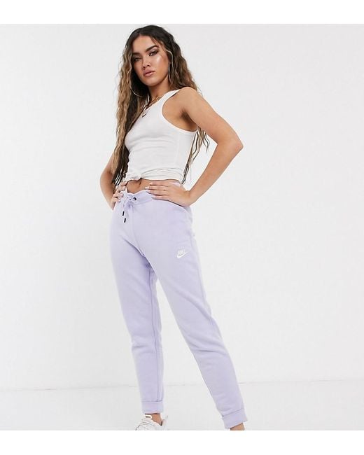 Nike Lilac Essentials Slim Joggers in Purple | Lyst UK