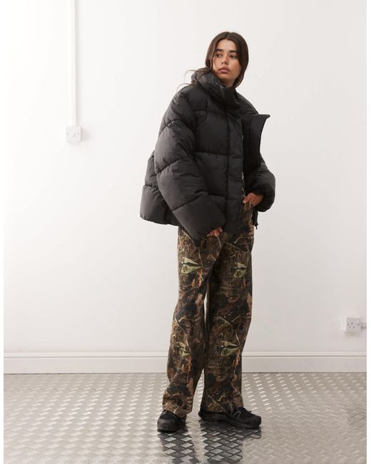 Doudoune oversize Weekday en coloris Black