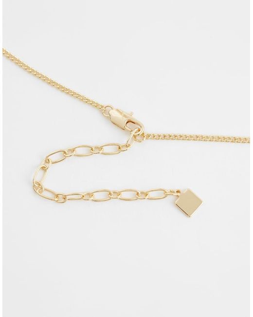 ASOS Natural Short Necklace With -coloured Beading Detail