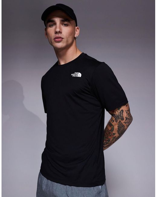 The North Face Black Training 24/7 Box Nse Back Print T-shirt for men