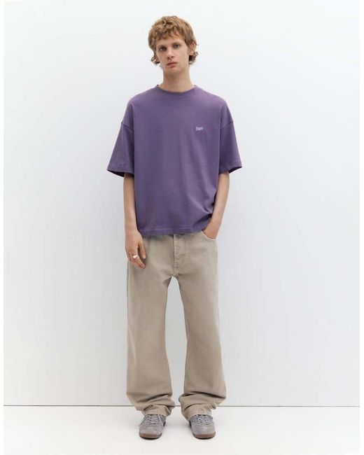 Stwd di Pull&Bear in Purple da Uomo