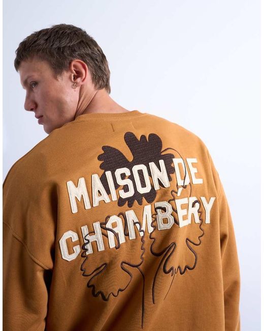 Topman Multicolor Oversized Fit Sweatshirt With Maison for men