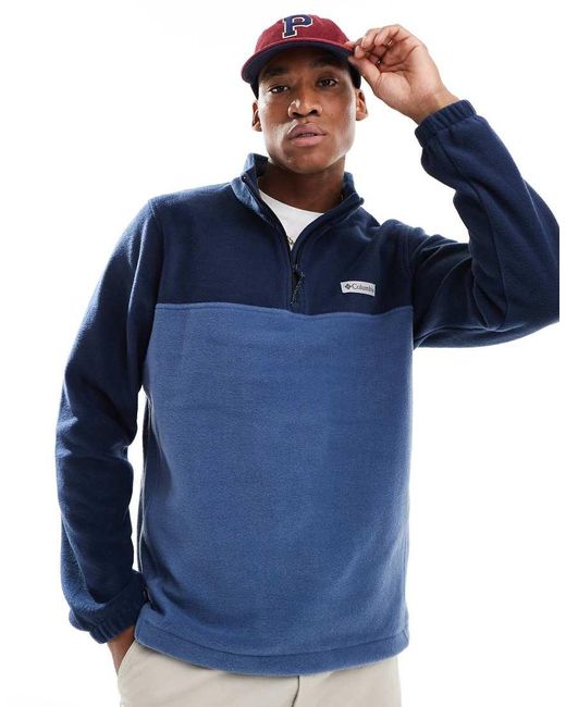 Polar Con Media Cremallera Steens Mountain De Columbia de hombre de color Blue