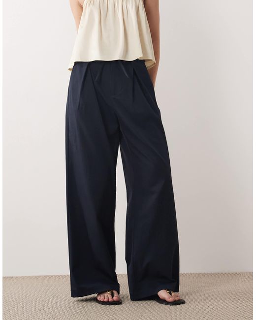 Pantalon ample à enfiler Threadbare en coloris Blue